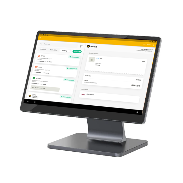 hubbo pos in sarawak destop interface